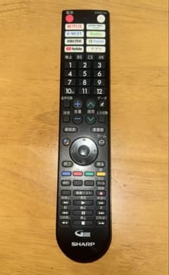 SHARP テレビ用リモコン Netflix対応のサムネイル