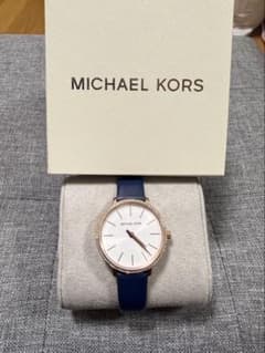 【新品未使用】MICHAEL KORS アナログ時計 ネイビーゴールドのサムネイル