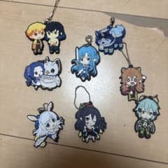アニメ ラバーストラップ まとめ売り 8点セットのサムネイル