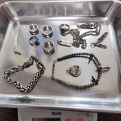 Silver jewelry set