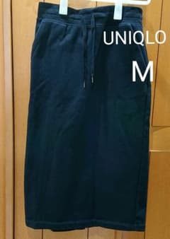 美品☆UNIQLOミモレ丈スウェットスカートのサムネイル