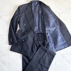 80's90'sビンテージセットアップダブルスーツ27日本製バブル期レトロ