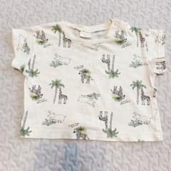 【専用】80 アカチャンホンポ　アニマル柄　Tシャツのサムネイル