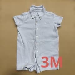 ラルフローレン　ロンパース 3M ライトブルーのサムネイル