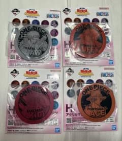一番くじ　ワンピース　H賞　アクリルマグネット　4個セットのサムネイル