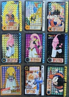 カードダス ドラゴンボール キラカード 本弾 当時物 9枚 まとめ売り