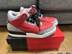 ⭐︎値下げしました⭐︎Air Jordan 3 ファイヤーレッド24㎝ - メルカリ