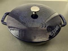 STAUB ストウブ ココットラウンド24cm ルースター ネイビー - メルカリ
