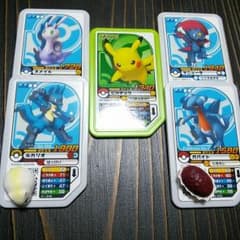 希少ルカリオ含む５枚セット　ポケモンガオーレのサムネイル