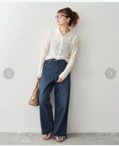 Spick & Span レースジャガードニットのサムネイル