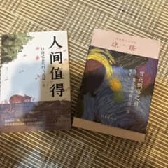 中国語書籍 2冊セット 人間值得 雪花飄落之前のサムネイル