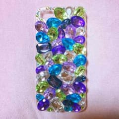 値下げ iPhone5.5s対応 キラキラ 宝石ケースのサムネイル