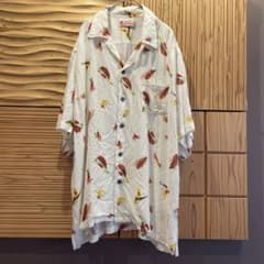 Kaluluwa アロハシャツ ルアー柄 ホワイト XL - メルカリ