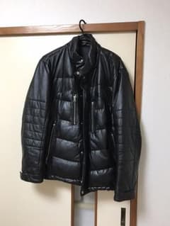 売り切りタイムSALE‼️レザーダウンジャケットのサムネイル