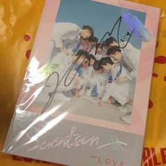 未開封 ジョンハン サイン入 love letter SEVENTEEN セブチのサムネイル