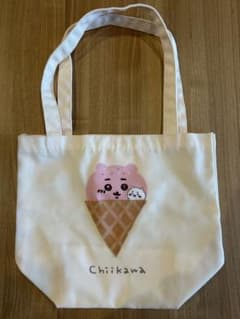 Chiikawa 아이스크림 디자인 토트 백