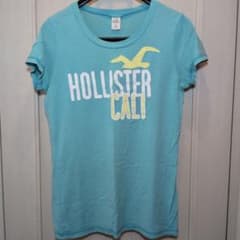Hollister 半袖 Tシャツ ライトブルー Lサイズのサムネイル