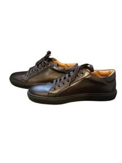 極美品】RALPH LAUREN PURPLE LABEL レザースニーカー - メルカリ