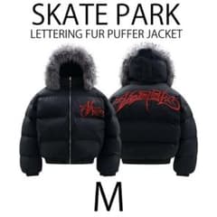 SKATE PARK LETTERING FUR PUFFER Mのサムネイル