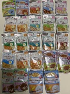 Pigeon キューピー　離乳食 ベビーフード 24袋セット 9ヶ月 12ヶ月のサムネイル