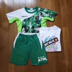 ATHLETA上下140㎝　NIKETシャツのサムネイル