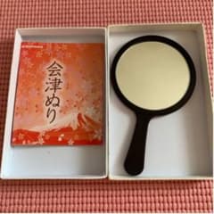 はなび様専用　　　手鏡　会津塗りのサムネイル