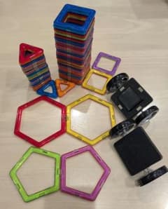 マグネットブロック 知育玩具 磁石ブロック 車輪付き マグフォーマーのサムネイル