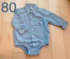 GAP シャツロンパース　80センチのサムネイル