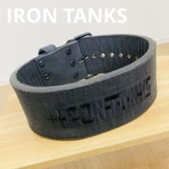 【中古美品】IRON TANKS パワーベルト 黒 レザー　サイズXS m12564528076_1.jpg?1756095982