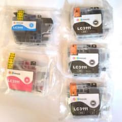 互換インクカートリッジ LC3111 5本セットのサムネイル