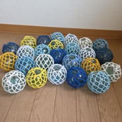 ガラス浮き玉 ガラス玉 8cmカラーx25 - メルカリ