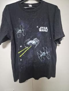 90s スターウォーズ Tシャツ 黒　star warsのサムネイル