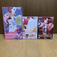 ワンピース　ウタ　フィギュア　3点セットのサムネイル