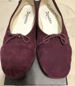 Repetto レペット バレエシューズ スエード ボルドー 36 - メルカリ