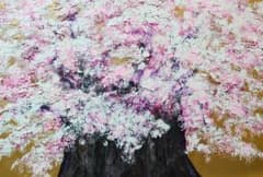 油絵 絵画 大桜【Ａ2】 油絵 絵画 大桜【A2】 - メルカリ