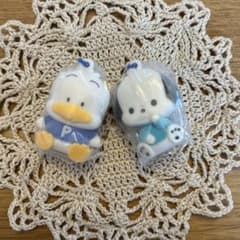 サンリオキャラクターズ はぴだんぶい　ふわふわフロッキーマスコット 2個セットのサムネイル