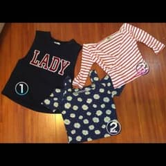 ALL 450円 カットソーTシャツ ノースリーブのサムネイル
