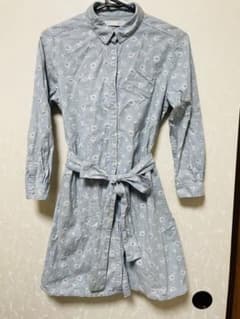 earth music&ecology×LIBERTY 花柄シャツワンピース Sのサムネイル