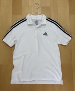 adidas ポロシャツ ホワイト Mサイズのサムネイル