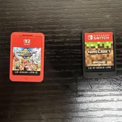 マリオカート ワールド＋Minecraft ソフト2本セット ケースなしのサムネイル