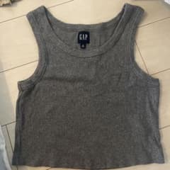 GAP リブタンクトップ グレー Mサイズのサムネイル