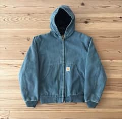 Carhartt アクティブジャケット JQ696 USA製 星タグ L 短丈 - メルカリ