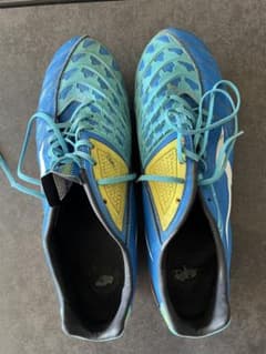 Mizuno ラグビー　サッカー　スパイク　シューズ FG 青/黄/オレンジのサムネイル