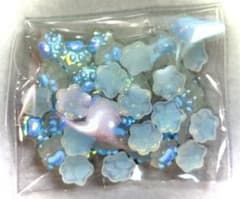 Dreamnodiy 肉球 デコパーツ ブルーのサムネイル
