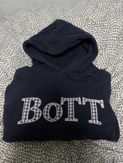 BoTT パーカー ネイビー チェックロゴのサムネイル