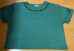 COLZA ロゴプリント 半袖Tシャツ グリーンのサムネイル