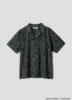 新品 グラニフ 刃牙道 侠客立ち｜オープンカラーシャツ Mサイズ 喧嘩師