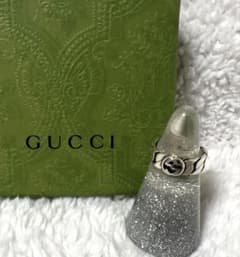 極美品 GUCCI グッチ リング インターロッキングG 15号 指輪 - メルカリ