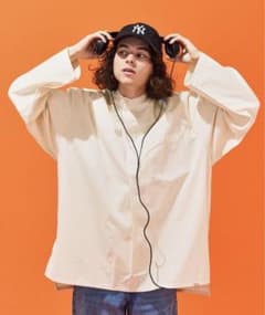 HINSON/ヒンソン 別注 グランパシャツ/ロングスリーブのサムネイル