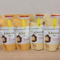 &honey アンドハニー ミルキー シャンプー　トリートメント　ベル　4袋 - 4